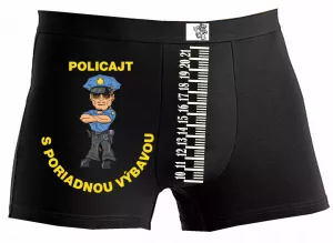 Boxerky - policajt s poriadnou výbavou