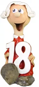 Extra žena s číslom k narodeninám 18