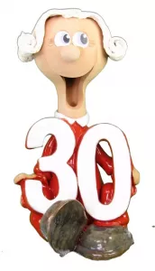 Extra žena s číslom k narodeninám 30