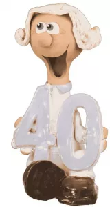 Extra žena s číslom k narodeninám 40