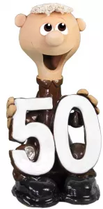 Extra muž s číslom k narodeninám 50