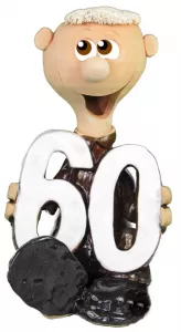 Extra muž  s číslom k narodeninám 60