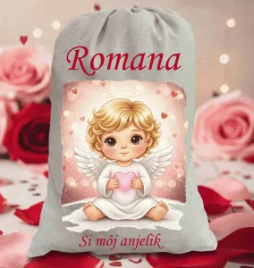 Darčekové vrecko pre anjelika s menom