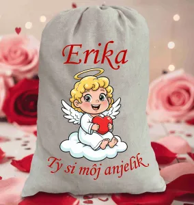 Darčekové vrecko - anjelik s menom