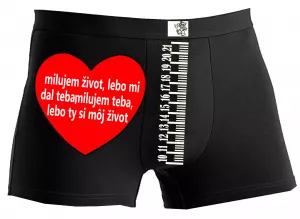 Boxerky - milujem život, lebo mi dal teba....