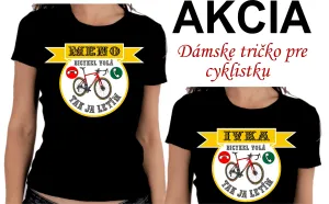 Dámske tričko pre cyklistku