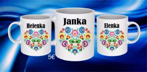 Hrnček a meno na želanie SK