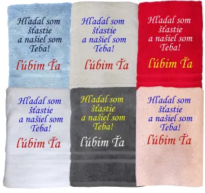 Osuška hľadal som šťastie a našiel som teba