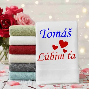 Osuška ľúbim Ťa s menom, aké si želáte