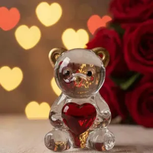 Macko s červeným srdiečkom