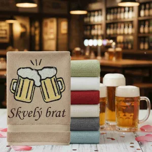 Osuška pre pivára - skvelý brat.