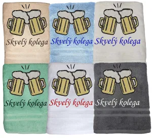 Osuška pre pivára - skvelý kolega.