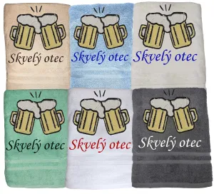 Osuška pre pivára - skvelý otec.
