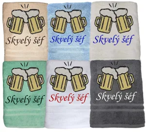 Osuška pre pivára - skvelý šéf.