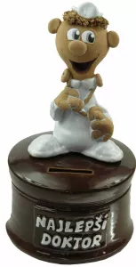 Pokladnička s postavou - doktor