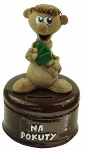Pokladnička s postavou - na pokuty muž