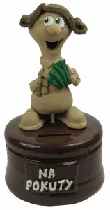 Pokladnička s postavou - na pokuty žena