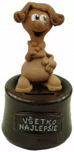 Pokladnička s postavou - všetko najlepšie žena