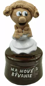 Pokladnička s postavou - na nové bývanie žena