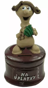 Pokladnička s postavou - na úplatky žena