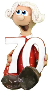 Extra žena s číslom k narodeninám 70