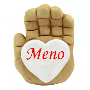 Srdce na dlani s menom