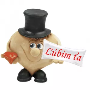 Srdiečko v klobúku – ľúbím ťa