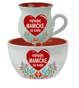 Súprava miska a šálka - mamičke