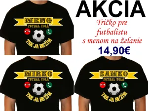 Tričko pre milovníka futbalu