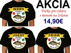 Tričko pre rybára s menom na želanie