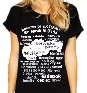 Tričko dámske -Slovenčina