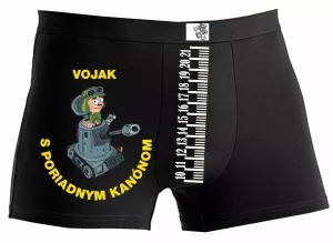 Boxerky - vojak s poriadnym kanónom