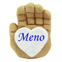 Srdce na dlani s menom