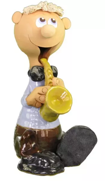 Extra figúrka - muž so saxofónom