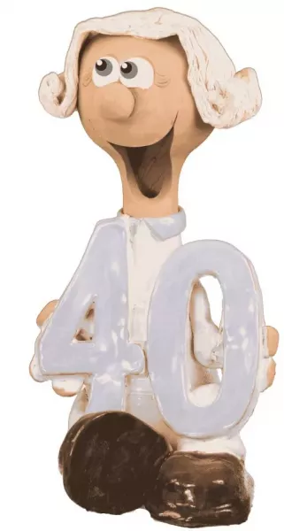 Extra žena s číslom k narodeninám 40