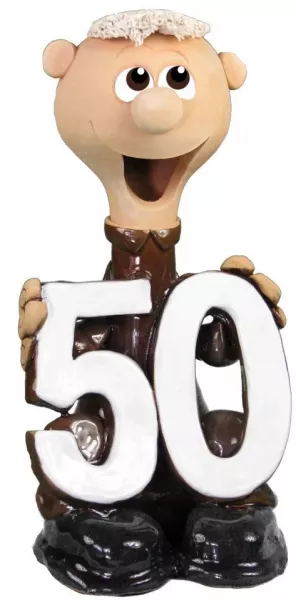 Extra muž s číslom k narodeninám 50