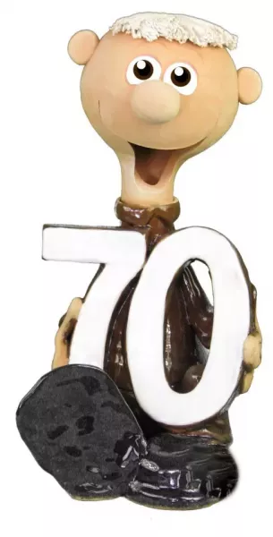 Extra muž s číslom k narodeninám 70