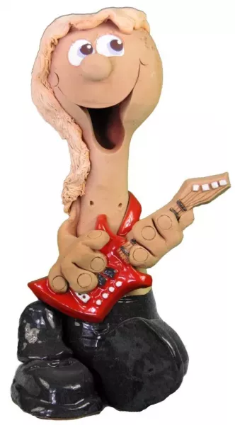 Extra figúrka gitaristi - rocker, rockerka Muž