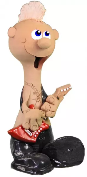 Extra figúrka gitarista PUNK