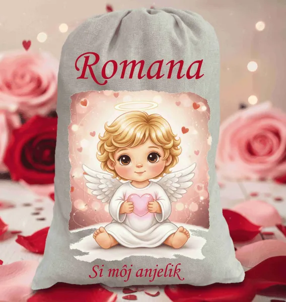 Darčekové vrecko pre anjelika s menom