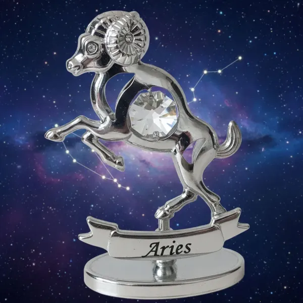 Postriebrená dekorácia Znamenie zverokruhu – Baran