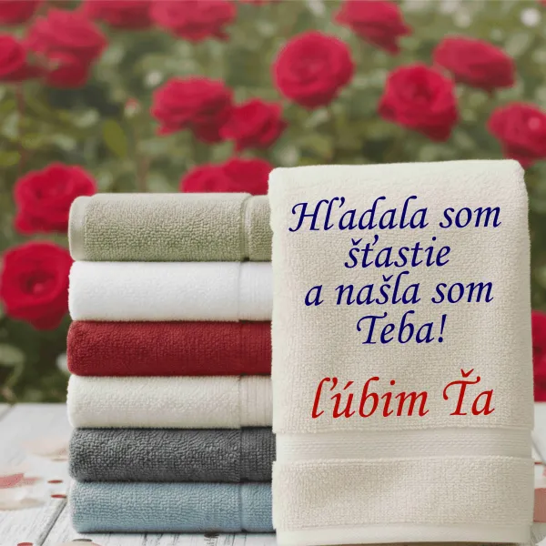 Osuška hľadala som šťastie a našla som teba