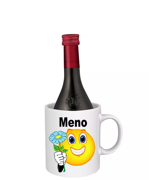 Hrnček s vínom a menom - pre muža