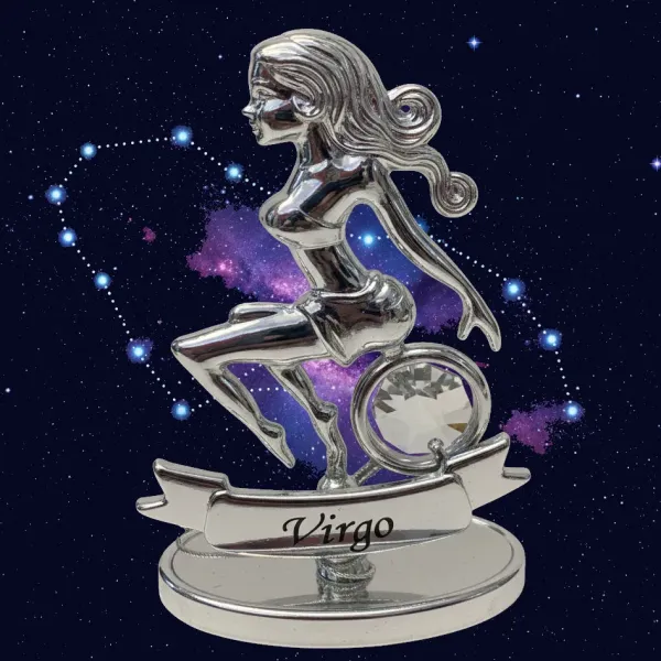 Postriebrená dekorácia Znamenie zverokruhu – Panna 2