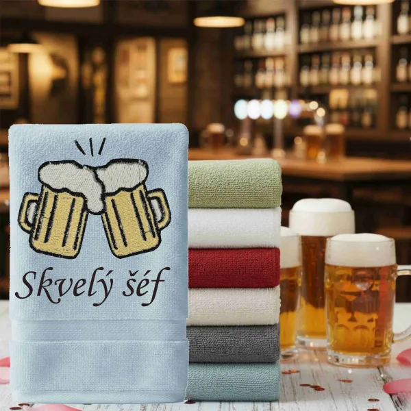 Osuška pre pivára - skvelý šéf.