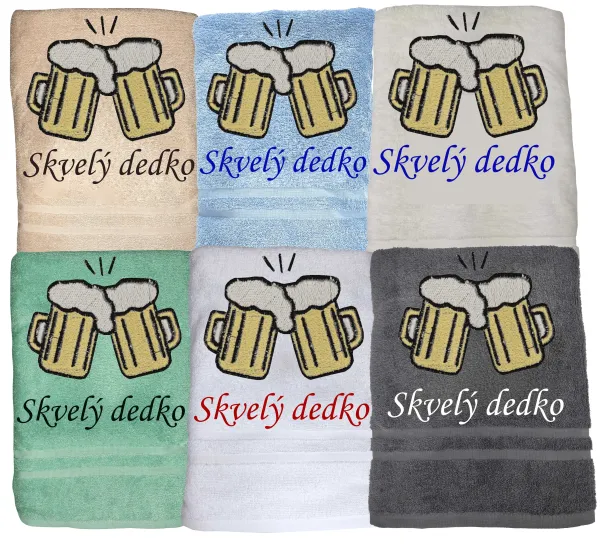 Osuška pre pivára - skvelý dedko.