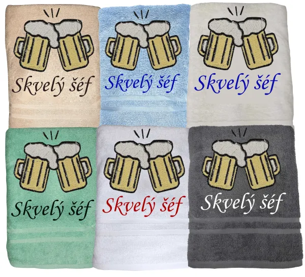 Osuška pre pivára - skvelý šéf.