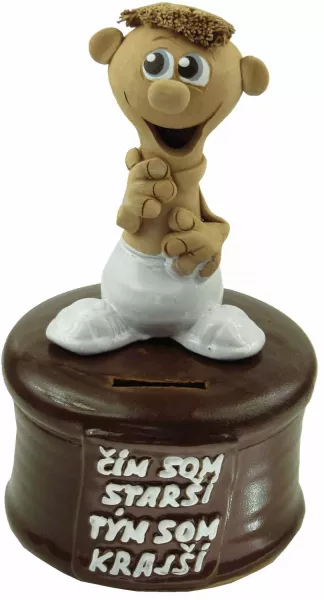 Pokladnička s postavou - čím  som starší, tým som krajší