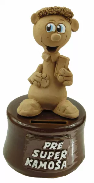 Pokladnička s postavou - kamoš