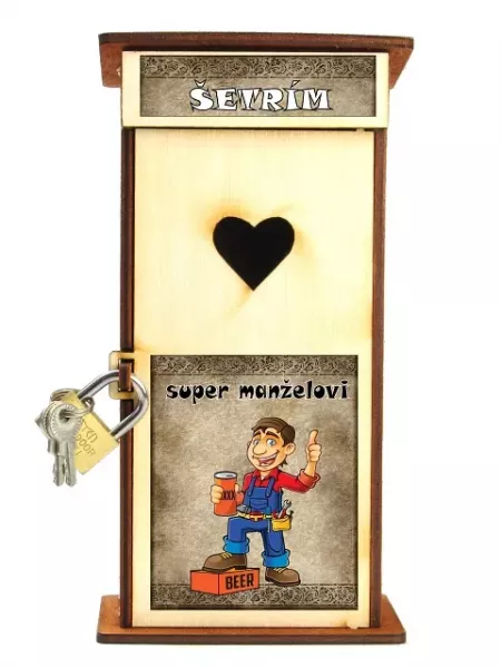 Pokladnička WC - super manželovi